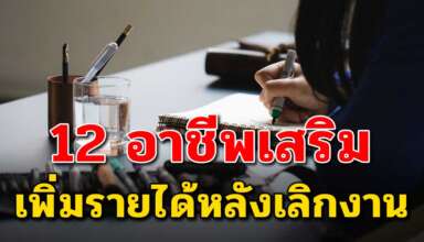 อาชีพ 12 อย่าง ที่สามารถทำหลังเลิกงานเพิ่มรายได้